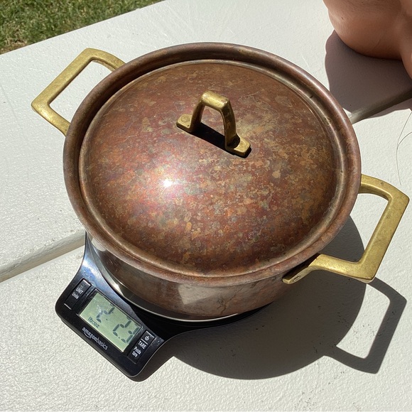 Vintage Paul Revere Copper & Brass Lidded casserole type pot - Rare - Collectibl - Picture 16 of 16